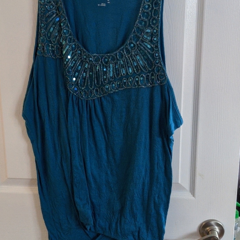Brocade tank top